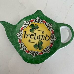Irish Spoon Rest Teapot Tea Bag Holder